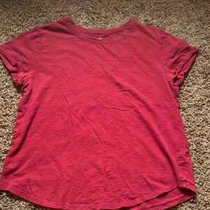 Old Navy Red Short Sleeve Tee